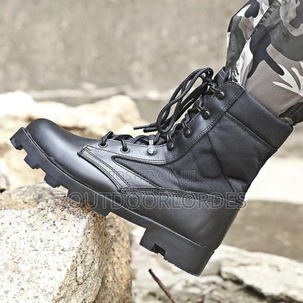 Tactical Combat Boots Black - thumbnail 3
