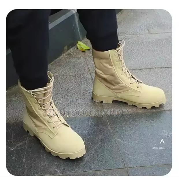 Tactical Combat Boots Desert - thumbnail 4
