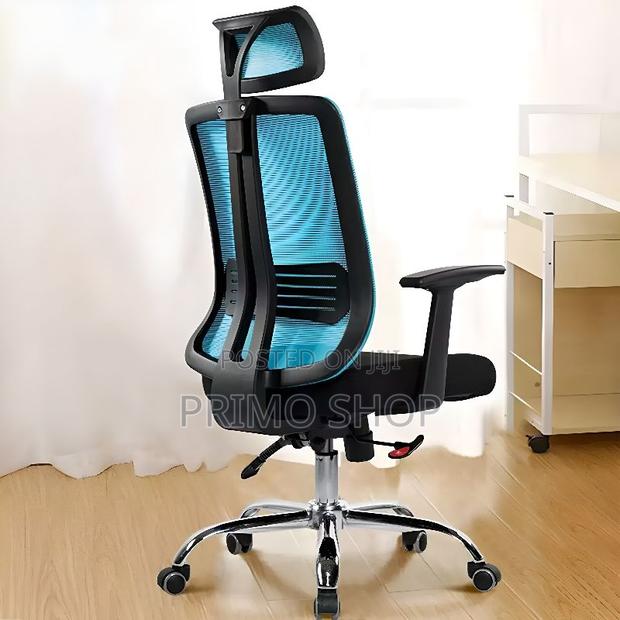 Office Orthopedic Seat, Ergonomic Upholstered Task Chair - thumbnail 6