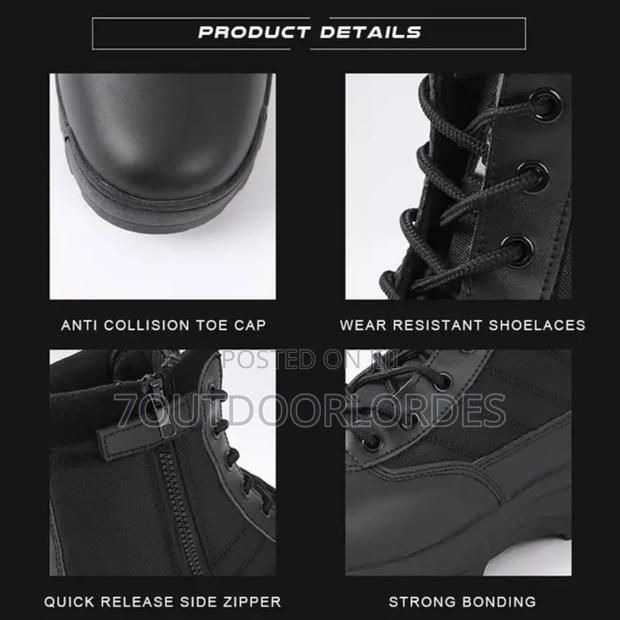 Swat Combat Boots Black - thumbnail 3