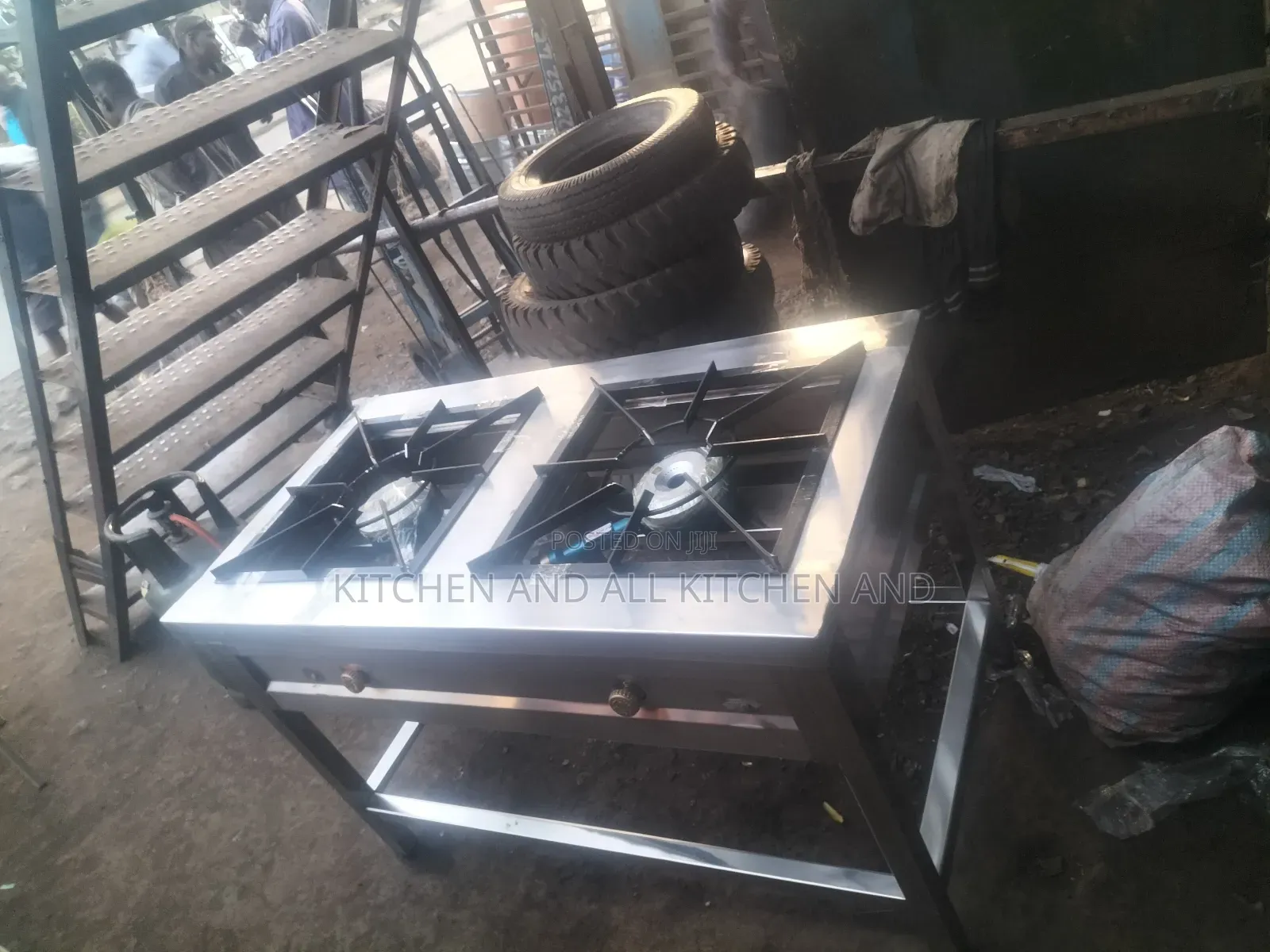 Double Blue Flame Burner