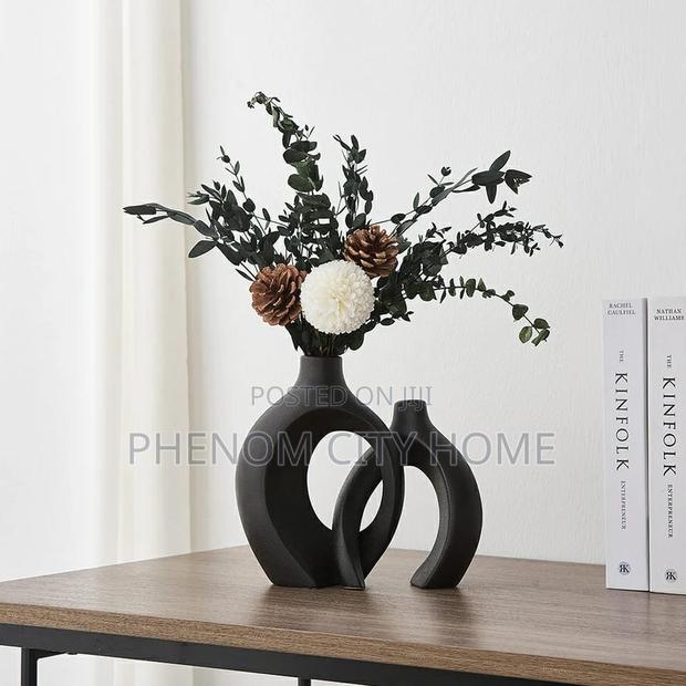 Ceramic Double Flower Vase - thumbnail 2