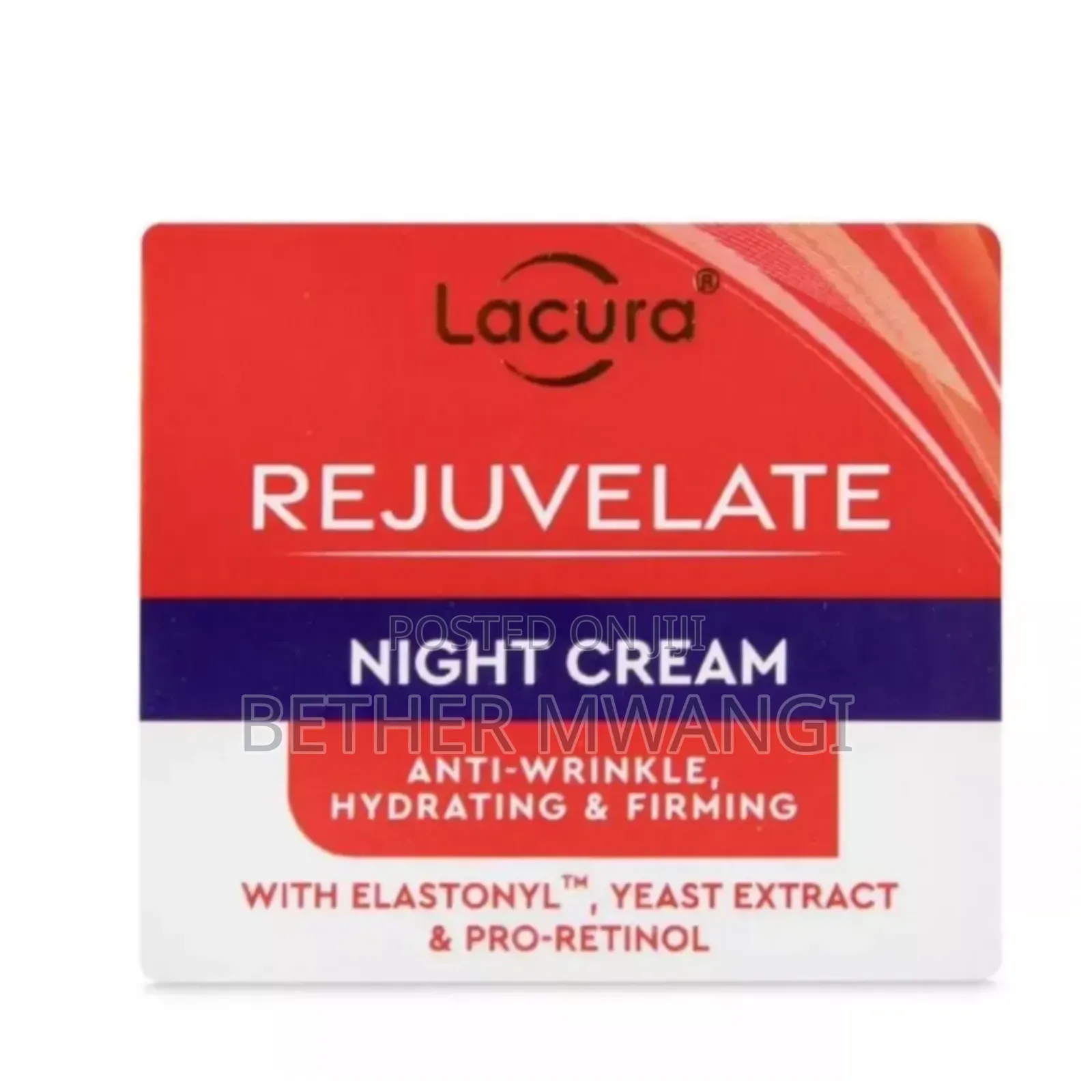 Lacura Rejuvelate Night Cream, Antiwrinkle+Hydrating+Firming