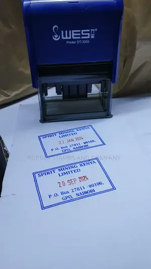 Dater Self Inking Rubber Stamp