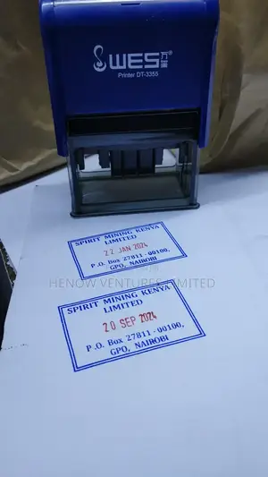 Dater Self Inking Rubber Stamp