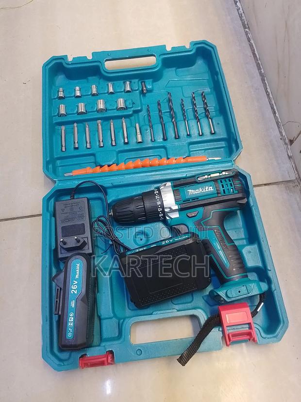 Makita 26v Cordless Electric Drill Set