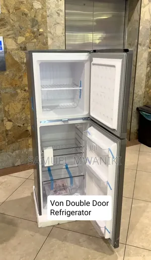 Von 144L Double Door Refrigerator - Direct Cool