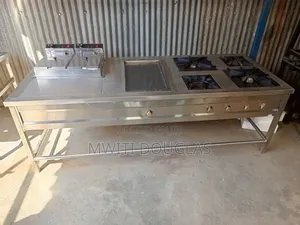 Commercial 4burner Combined Cooker Units