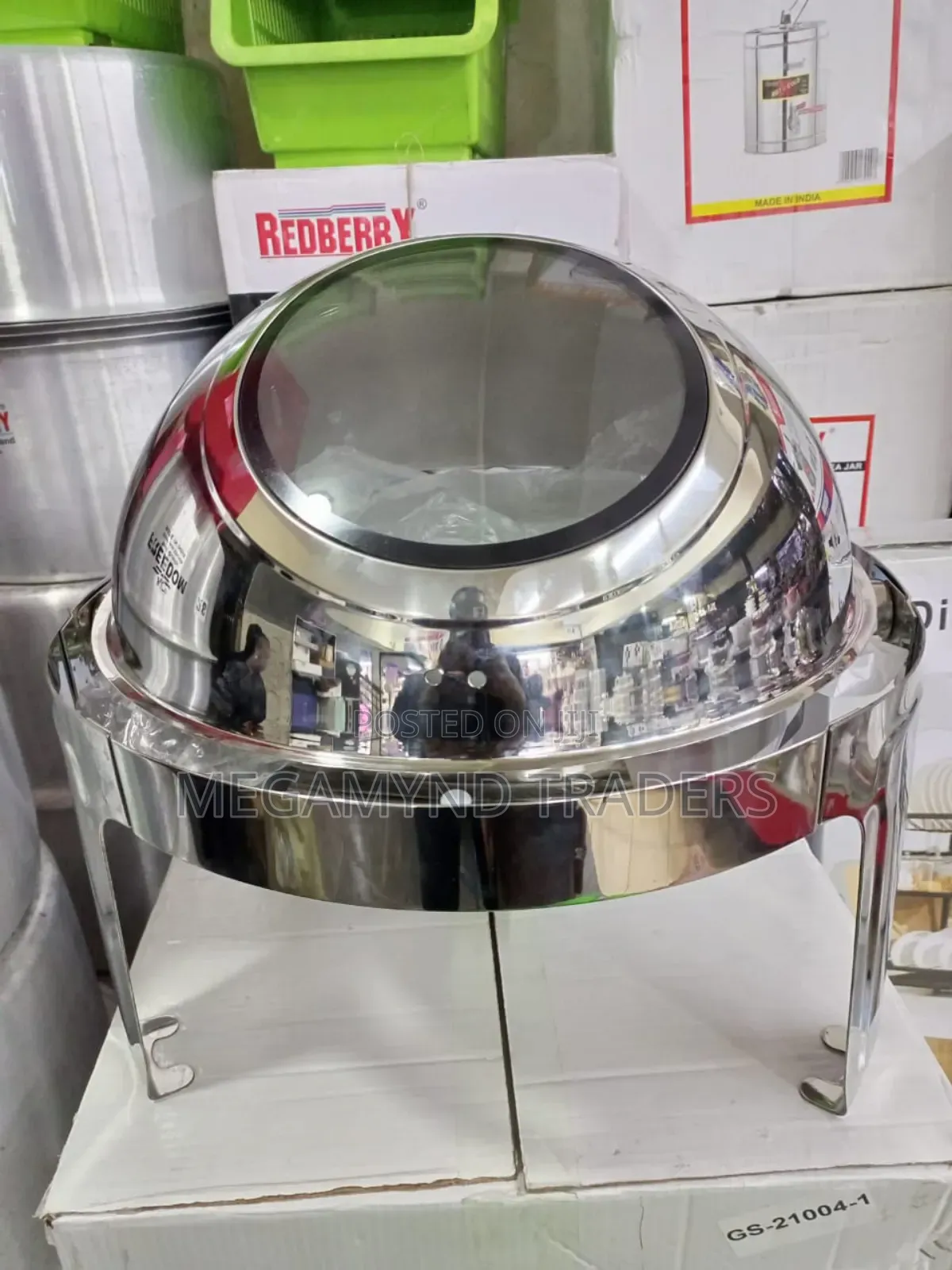 Round Roll Top Chaffing Dishes 9litre/Serving Dish Warmer