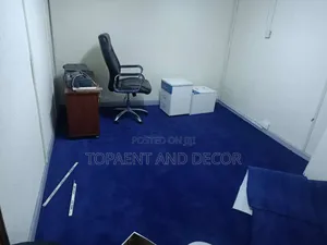 10mm Thick VIP Blue Plain Office Carpets