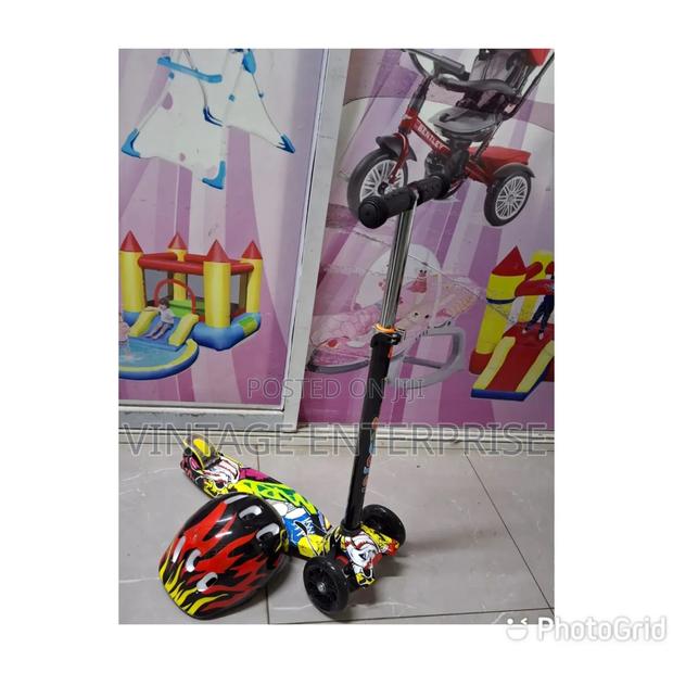 Scooter With Helmet - main view