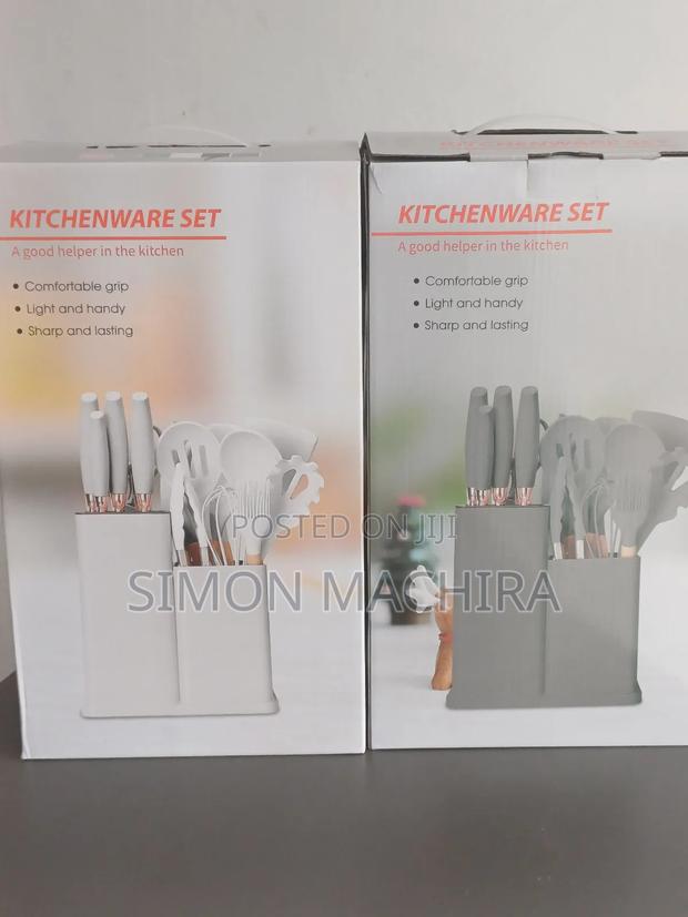 19pcs Silicon Spoon Cooking Set - main view