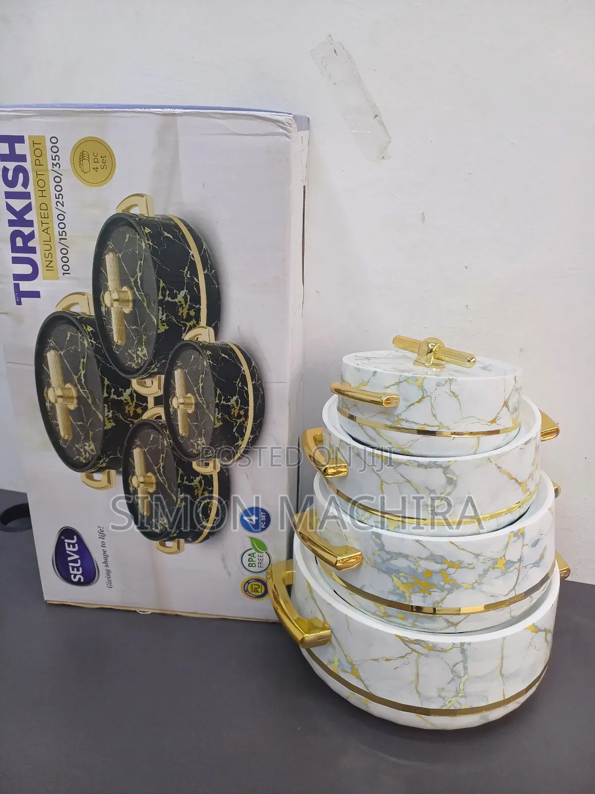Turkish Insulated Hotpots 1000ml, 15000ml, 2500ml, 3500ml