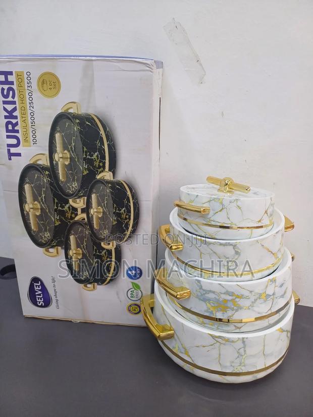 Turkish Insulated Hotpots 1000ml, 15000ml, 2500ml, 3500ml