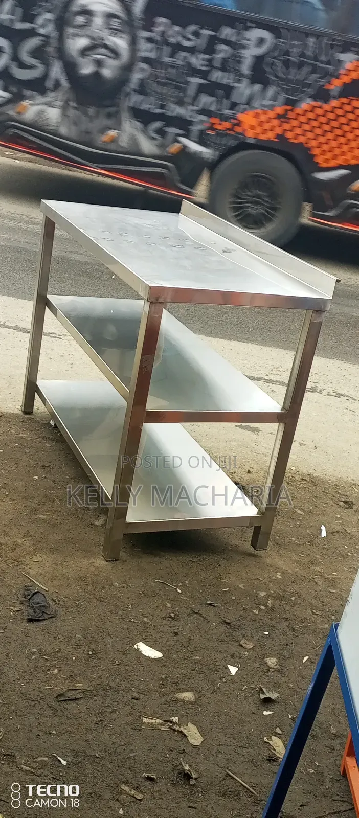 Two Under Shelves Working Tables