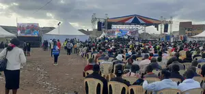 Crusade Set Up for Tent Stage