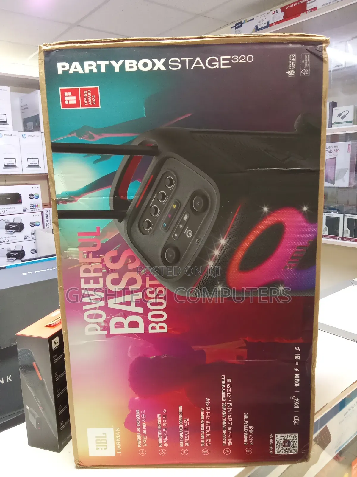 Party Box Stage 310 JBL Powerful Bass Boost !!