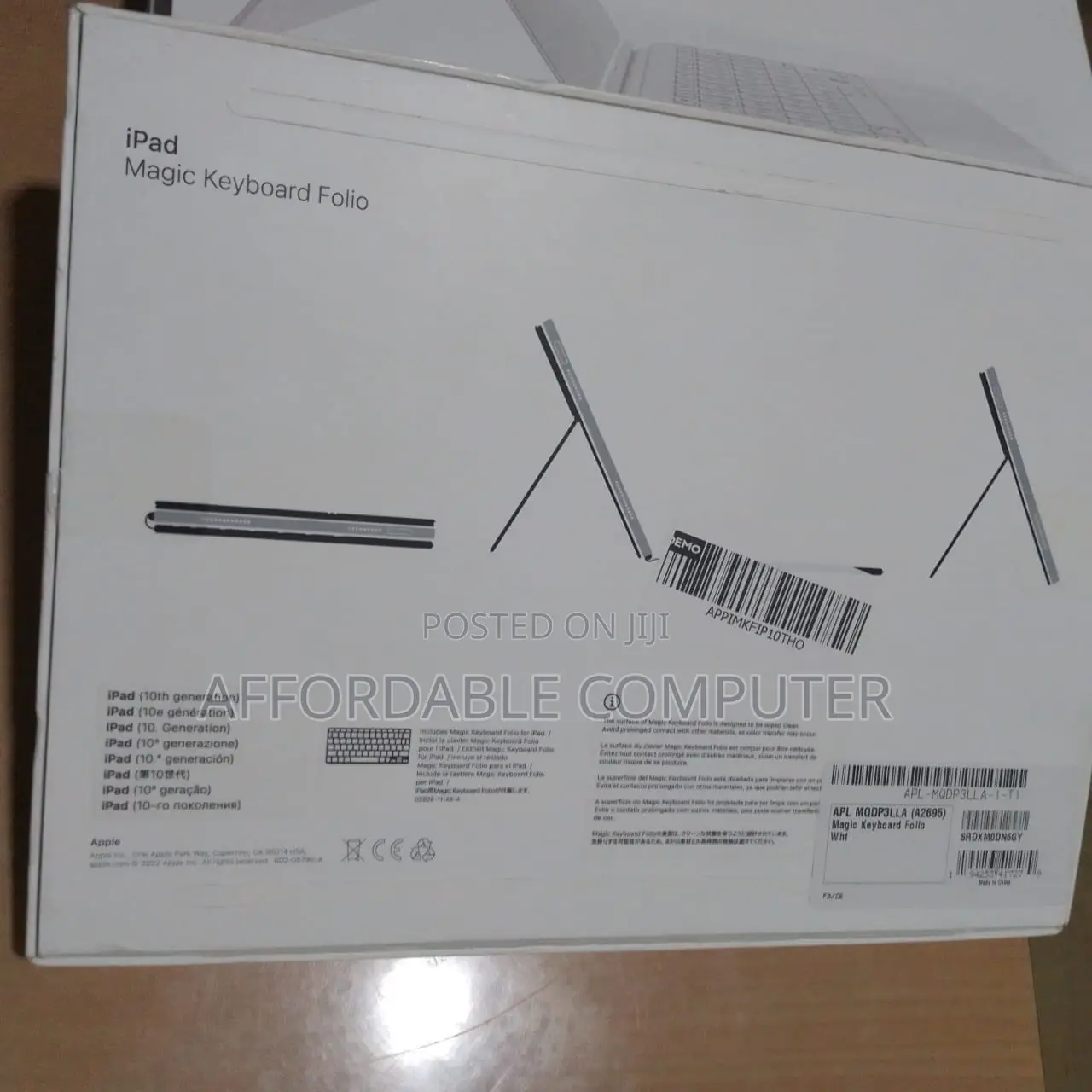 Apple Magic Keyboard Folio for 10th Gen iPad (White, Spanish