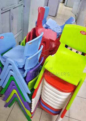 Kids Kindergarten Plastic Chairs - thumbnail 3