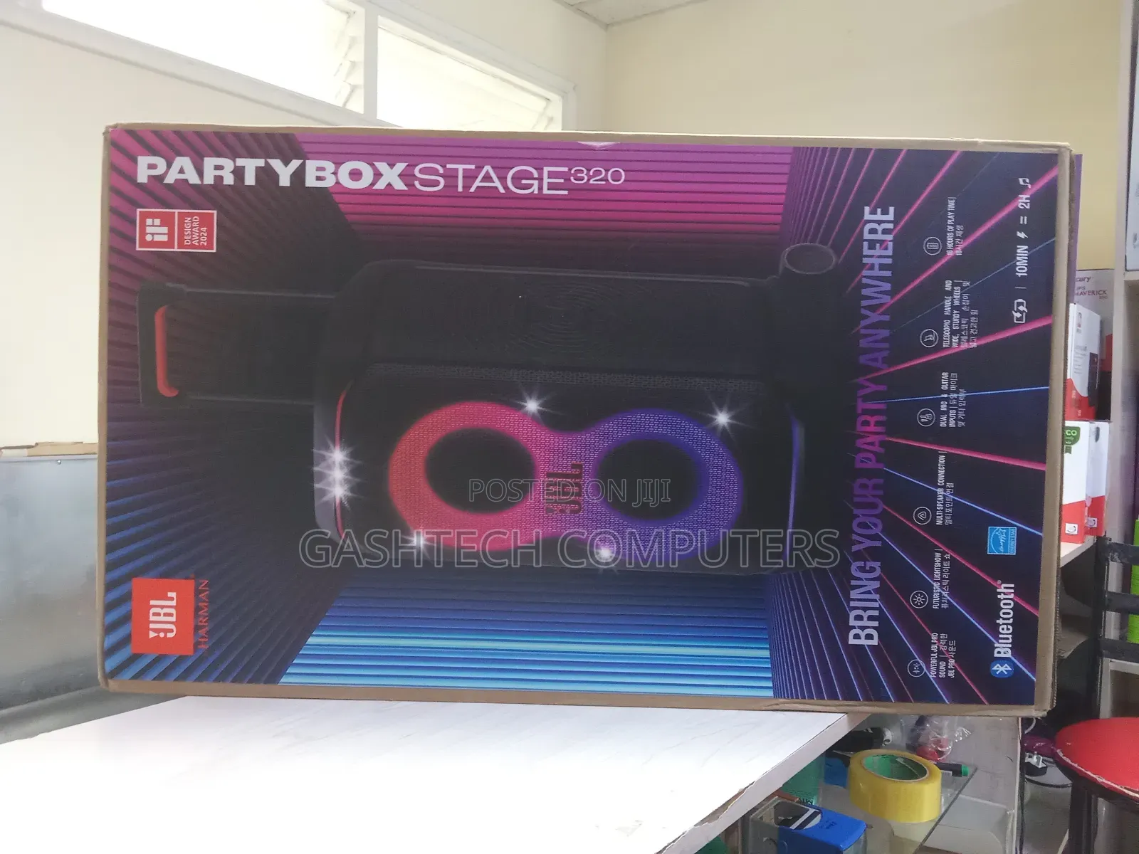 High Quality JBL Party Box Stage 320 Powerful Bass Speaker