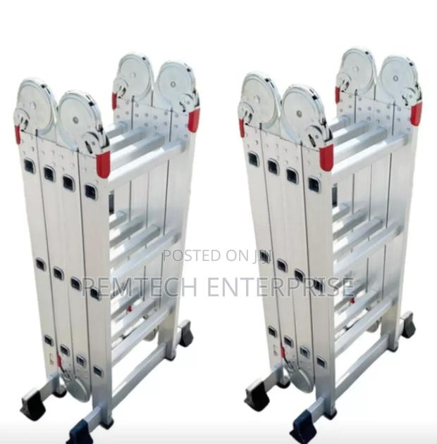 4×3 Step Aluminum Foldable Ladder - main view