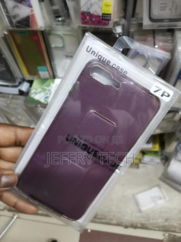 Maroon 7pleather Wrist Strap Case With Stand - thumbnail 3