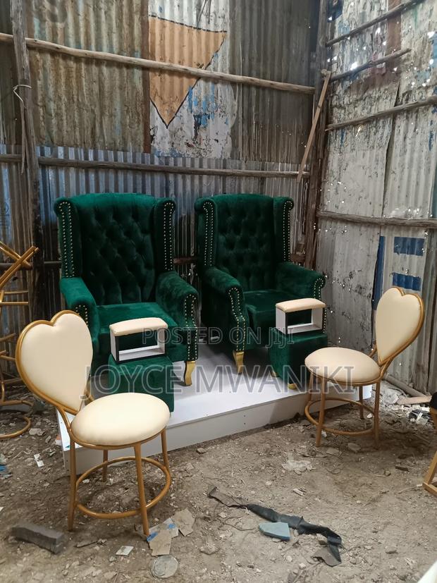 Pedicure Set, Platform and 2 Manicure Love Seats - main view