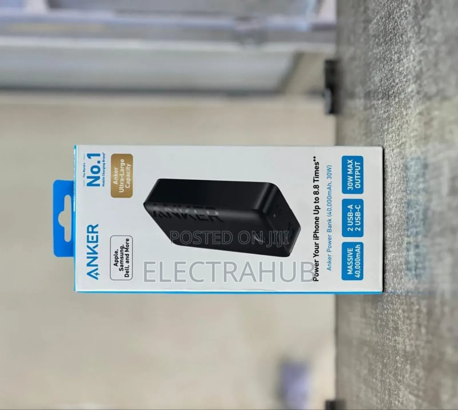 Anker 40000mah Powerbank Brand New Sealed in a Shop