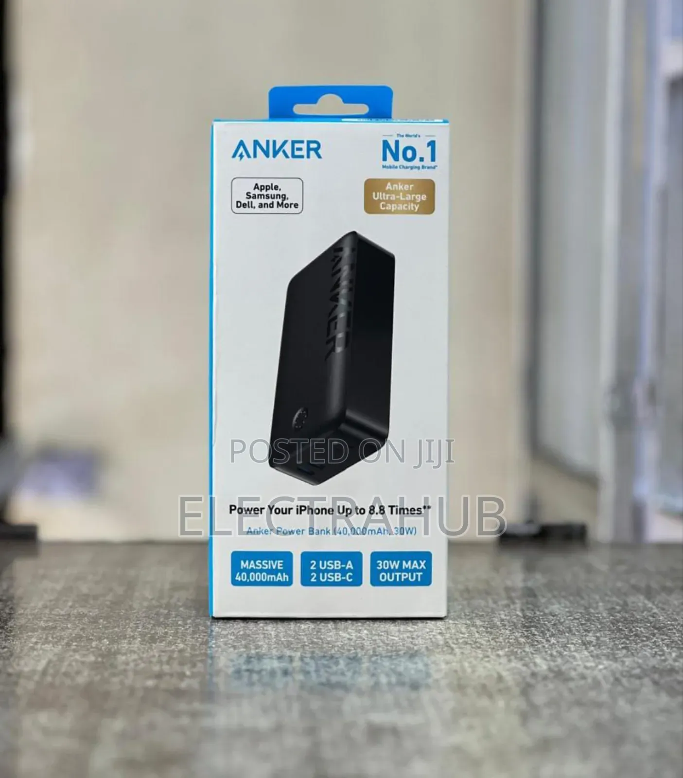 Anker 40000mah Powerbank Brand New Sealed in a Shop