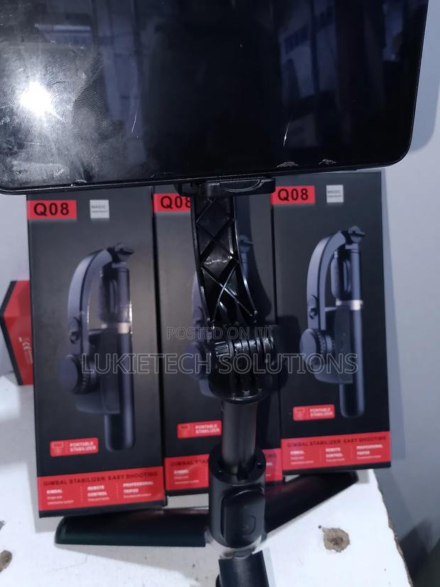 Q08 Professional Gimble Stabilizer With Remote Control - thumbnail 4