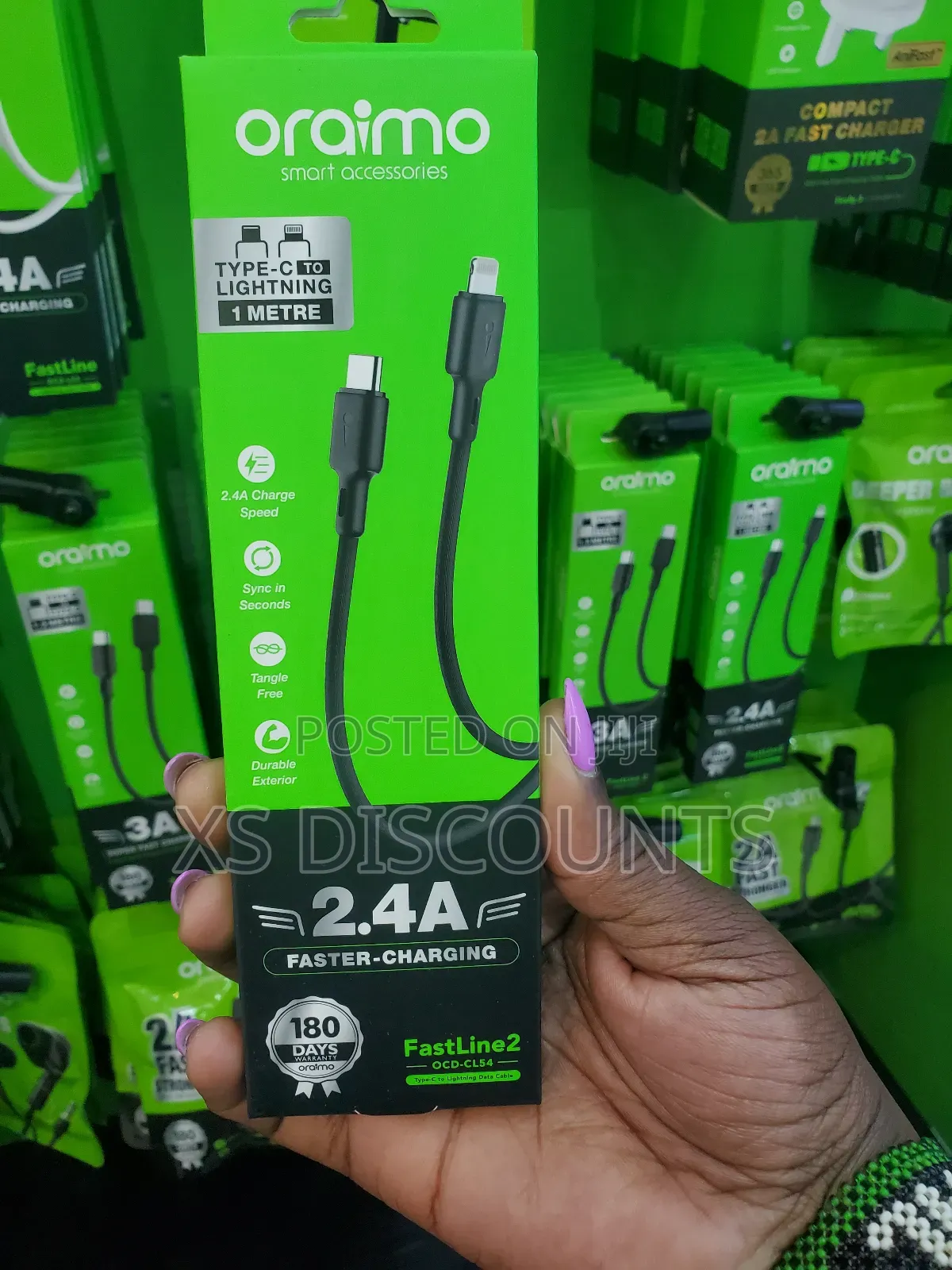 Oraimo Type C to Lightning Data Cable ! in Nairobi Central