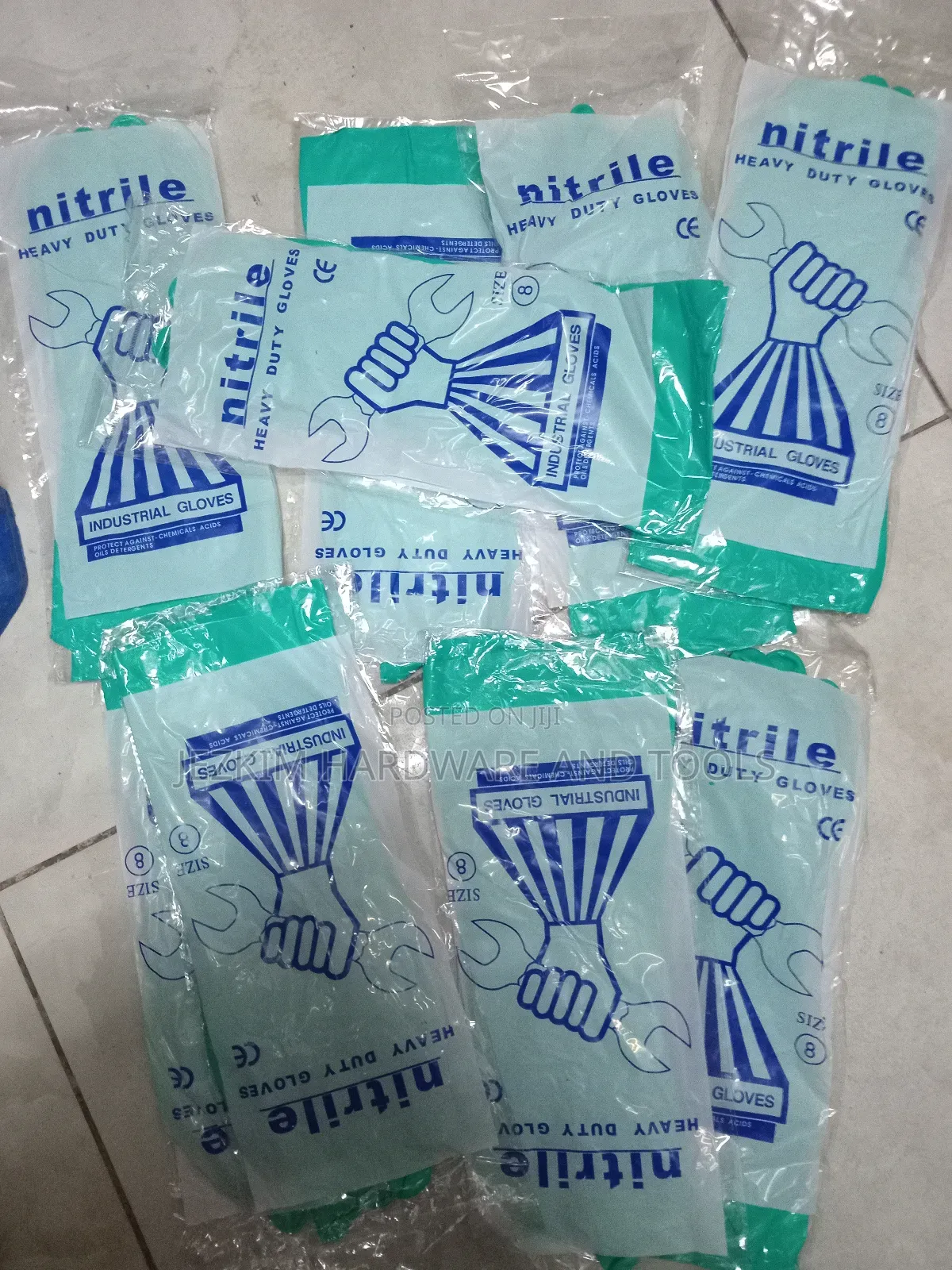 Pvc Nitrile Gloves Heavy Duty