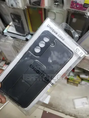 Black Galaxy S21 Fewithgrip Multi-Functional Magnetic Strap