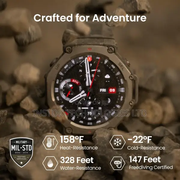 Amazfit T-Rex 3 Rugged Smart Watch 48mm