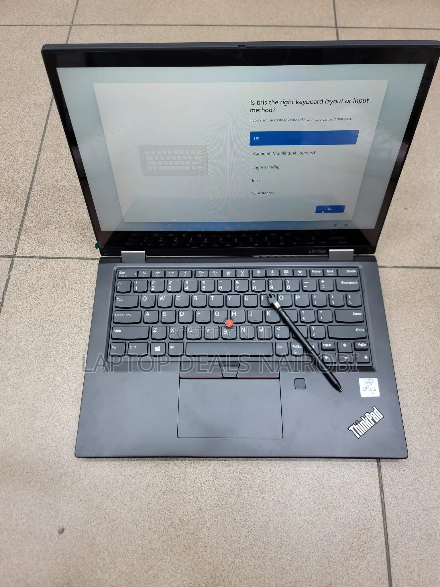 Laptop Lenovo ThinkPad 13 16GB Intel Core I5 SSD 256GB
