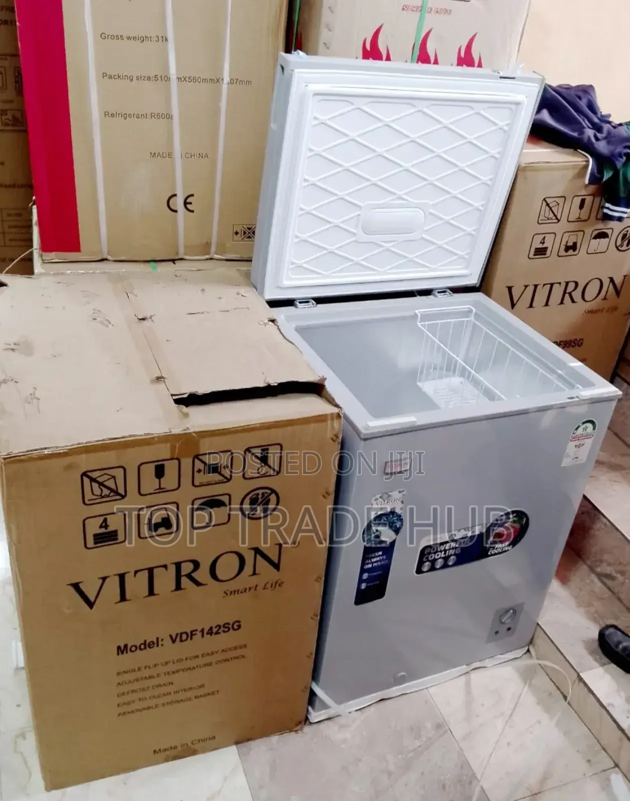 Vitron VDF142SG 242L Chest Freezer