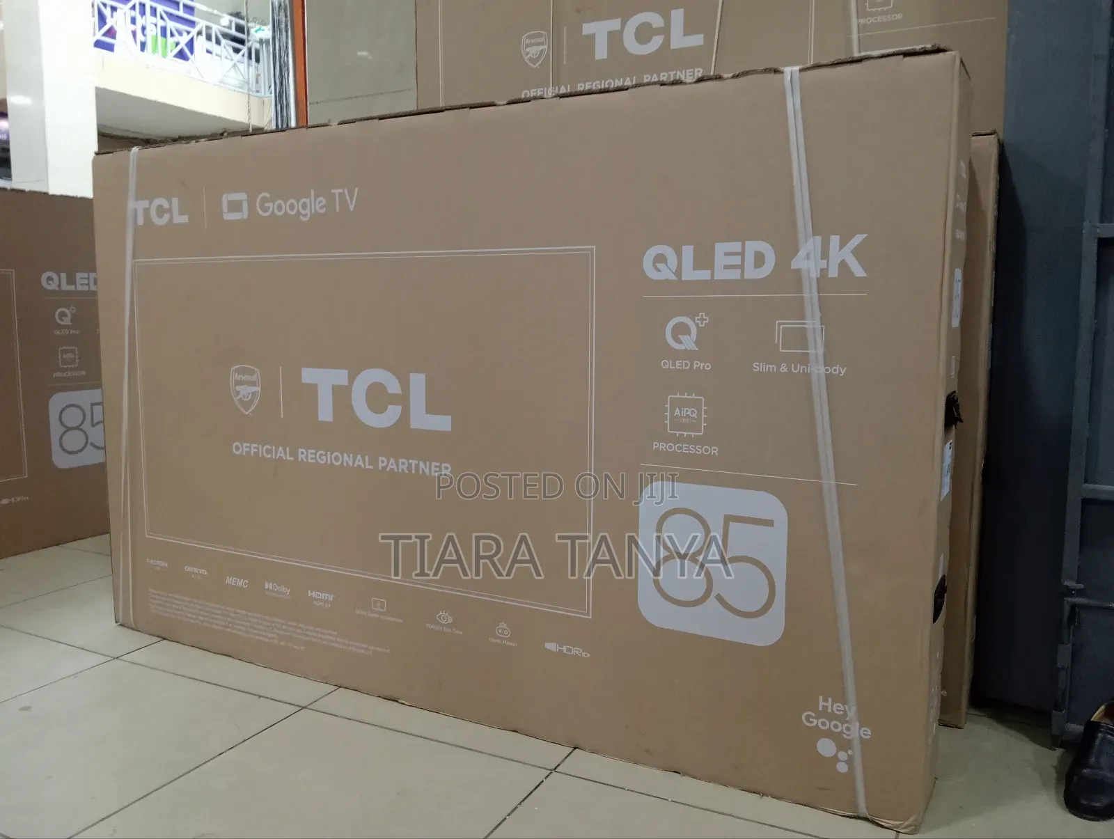 TCL 85" Qled Smart Google Led Tv
