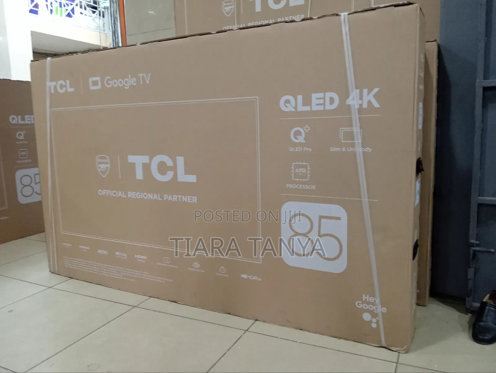 TCL 85" Qled Smart Google Led Tv