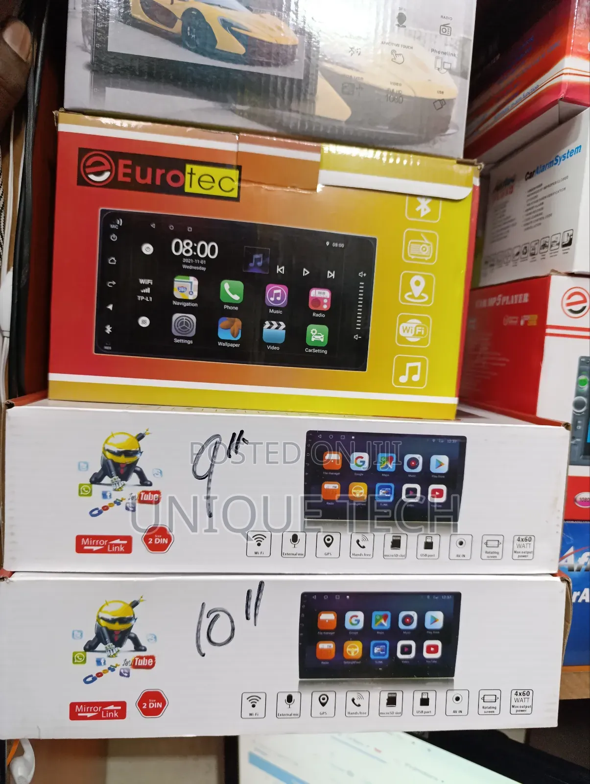 8 Inch Car Android Radio - Eurotec Brand