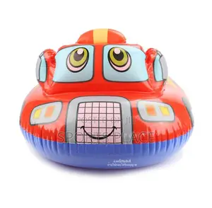 Inflatable Kids Fire Truck Floatie Tube for Baby Swim Ring