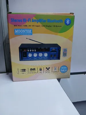 Moontek Car Amplifier With BT/FM/Usb/Mic/Remote Amplifier