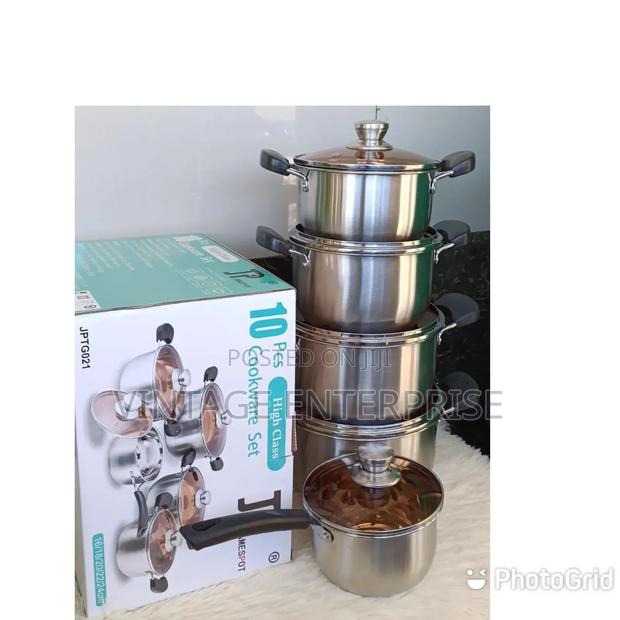 10pc Jp Stainless Steel Cookware