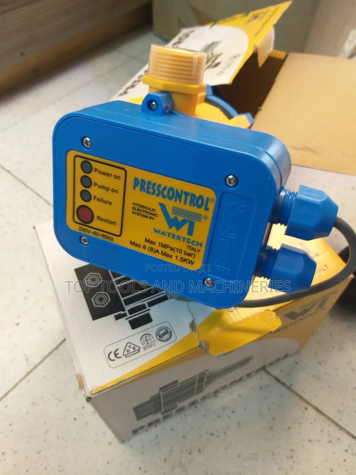 Automatic Press Control 10 Bar 1.5kw