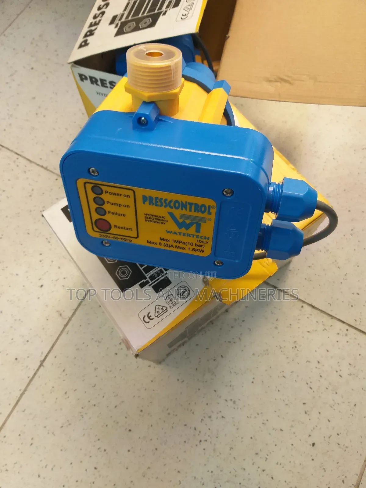Automatic Press Control 10 Bar 1.5kw