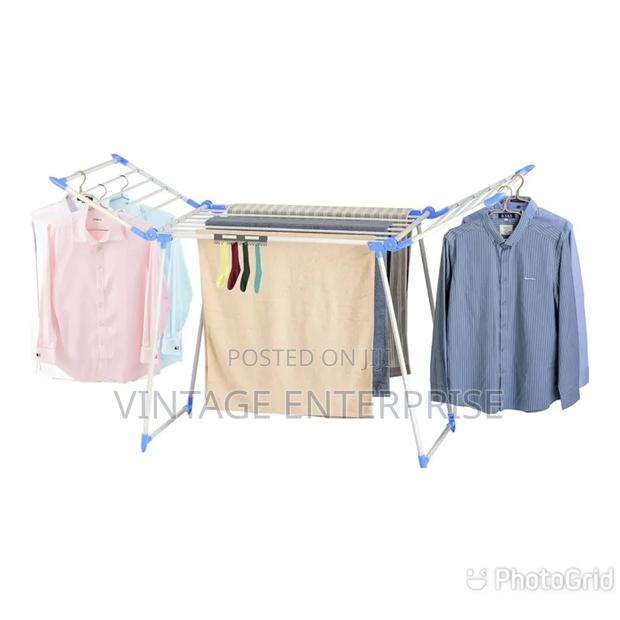 Outdoor/ Indoor Portable and Foldable Clothes Drying Rack