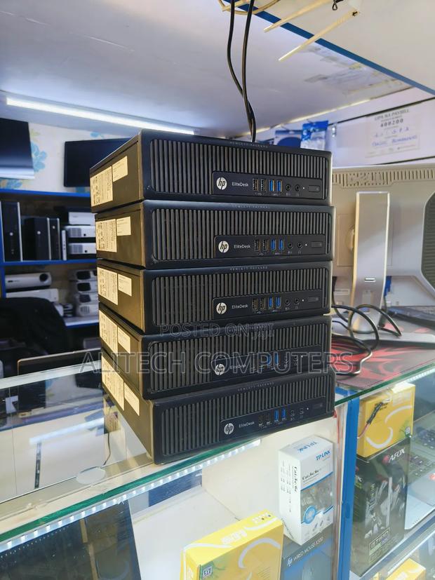 Desktop Computer HP EliteDesk 800 4GB Intel Core I3 HDD 500GB - main view