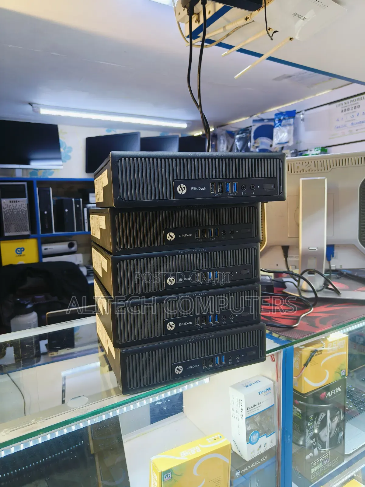 Desktop Computer HP EliteDesk 800 4GB Intel Core i3 HDD 500GB
