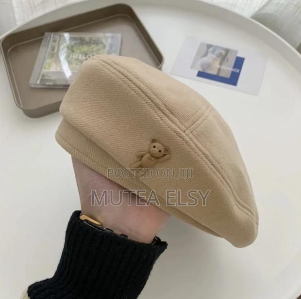 Black,Beige,Brawn Cream Executive Berets - thumbnail 3