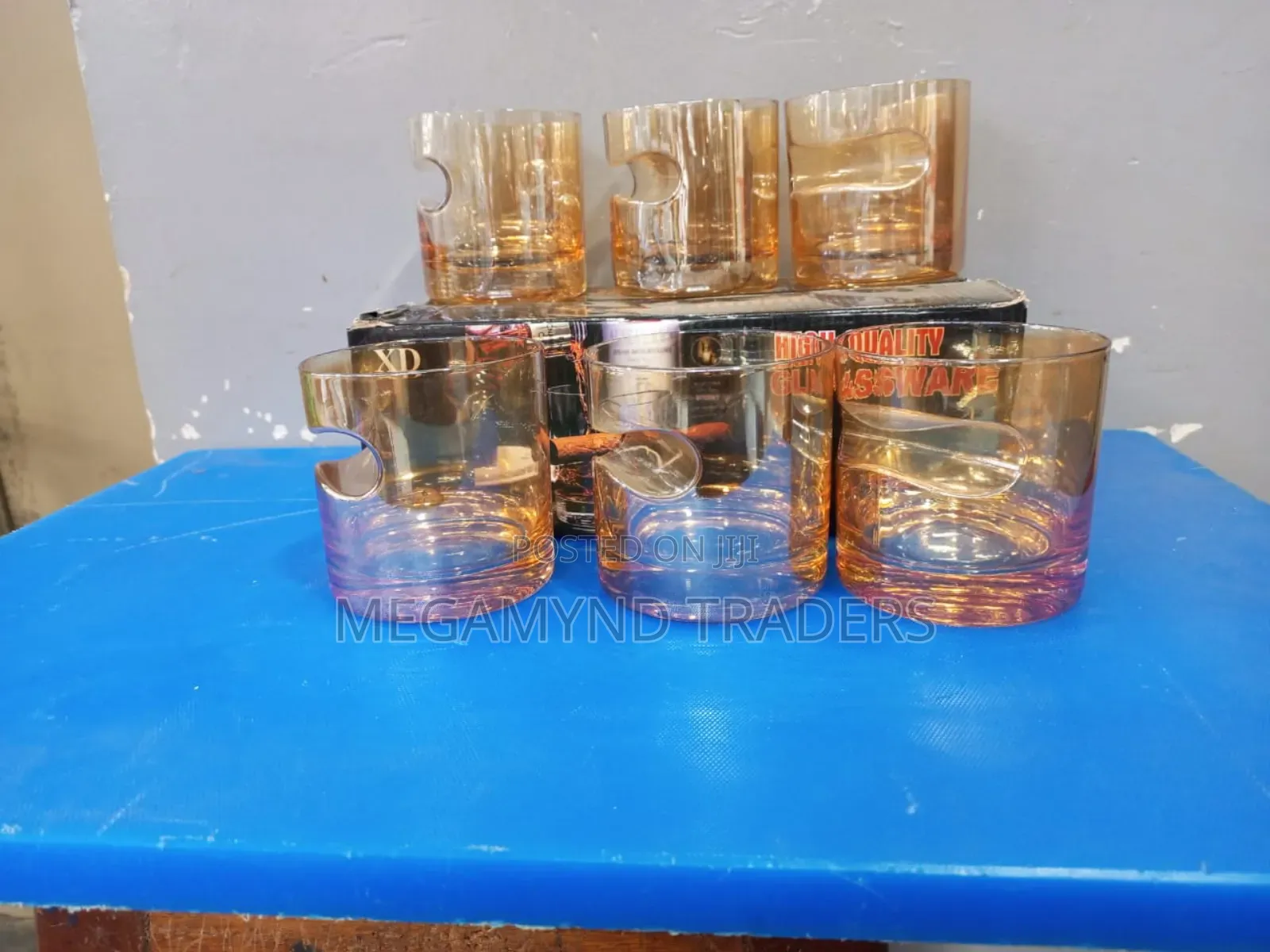 6pc Whisky Glasses /Cigar Whisky Glass /Club Glass