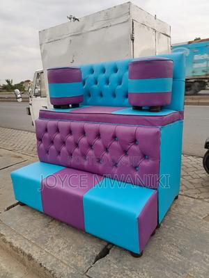 Pedicure 2 Seater, Purple and Blue - thumbnail 2